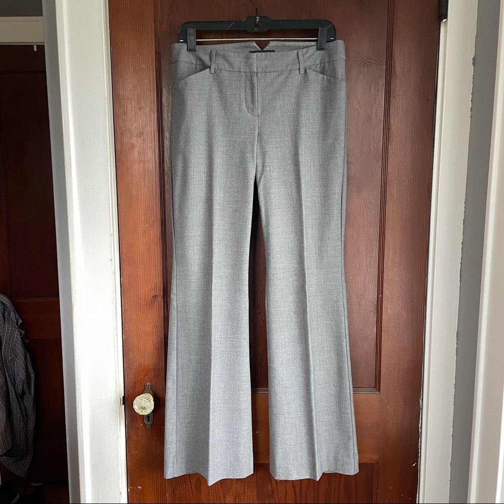 Express Editor grey wide leg dress pants